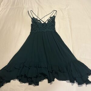Dark green Free People dress